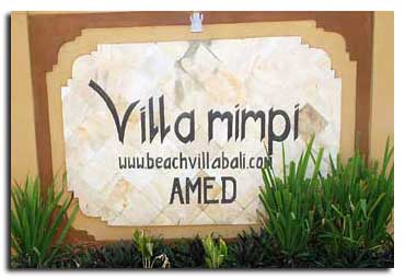 villa rent beach bali