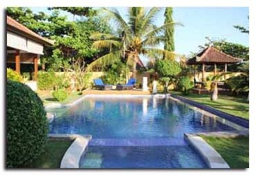 amed villa bali pool beach